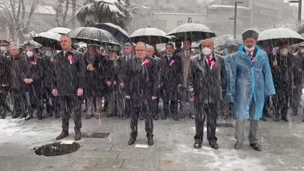 Son dakika haberleri! ZONGULDAK - 18 Mart Şehitleri Anma Günü ve Çanakkale Deniz Zaferi'nin 107'nci yıl dönümü
