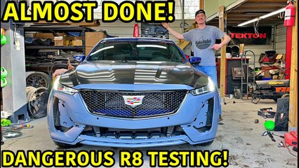 Our Wrecked 2020 Cadillac CT5-V Is Finally Coming Together!!! Also Twin Turbo R8 Goes Drifting!