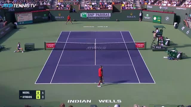 Indian Wells - Nadal élimine un Kyrgios survolté