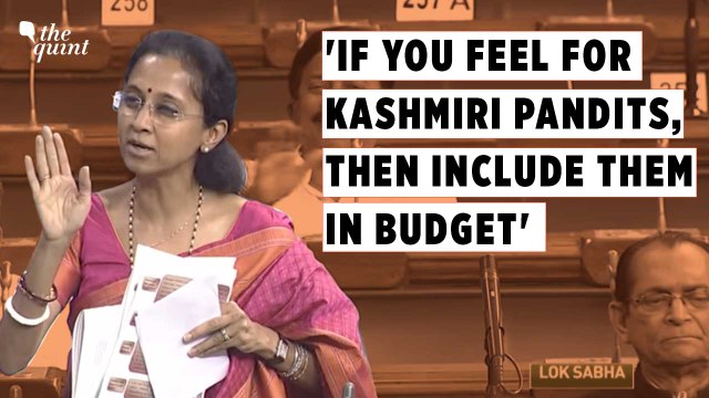 When Supriya Sule Slammed Govt Over Kashmiri Pandits, The Kashmir Files Row