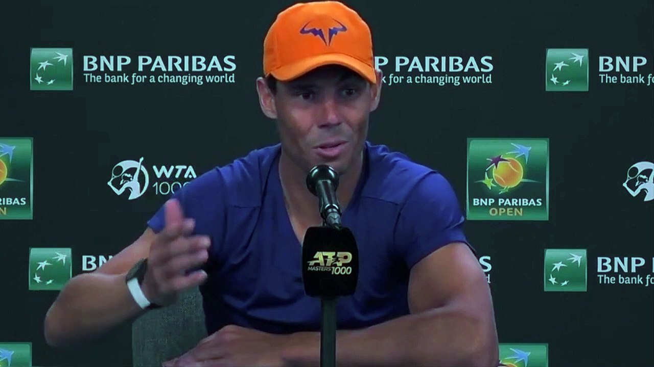 ATP - Indian Wells 2022 - Rafael Nadal : "People may think we hate each other with Nick Kyrgios because of what happened in the past, but that's not at all true."