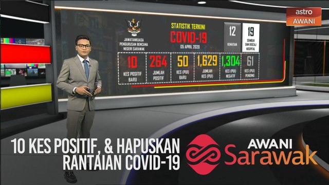 AWANI Sarawak [05/04/2020] - 10 kes positif, peringatan KKM & hapuskan rantaian COVID-19