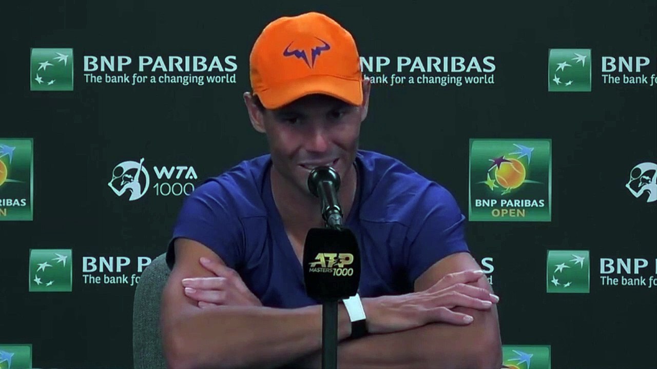 ATP - Indian Wells 2022 - Rafael Nadal : "Carlos Alcaraz reminds me of myself when I was 17-18"