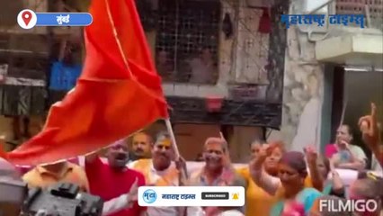 VIDEO | भगवा फडकवत पेडणेकरांनी सहकाऱ्यांसोबत लुटला धुळवड खेळण्याचा आनंद