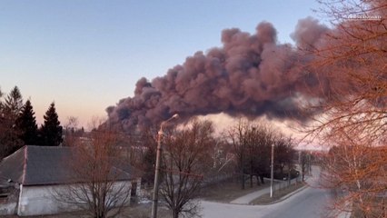 Westukraine unter Beschuss: Raketeneinschlag bei Flughafen von Lwiw