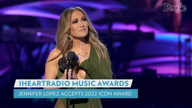 Jennifer Lopez Accepts Icon Award at iHeartRadio Music Awards as Ben Affleck Beams: 'Just Getting Started'