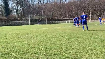 Pénalty Bruno Lavenu (ES Tourville / AS Ouville - Critérium vétérans le 20/03/2022)