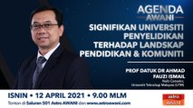 Agenda AWANI: Signifikan universiti penyelidikan terhadap landskap pendidikan & komuniti