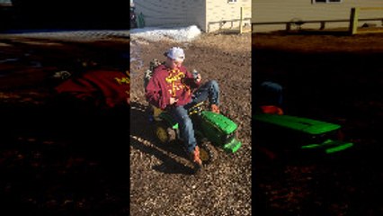 Drill Battery Replacement for John Deere Toy is Too Powerful