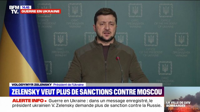 Volodymyr Zelensky: Nous avons réussi à sortir 130 personnes du théâtre bombardé à Marioupol