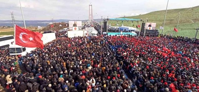 1915 Çanakkale Köprüsü ve Malkara-Çanakkale Otoyolu açılış töreni