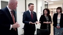 Shadow Health and Social Care Secretary Wes Streeting  visits the University of Sunderland School of Medicine
