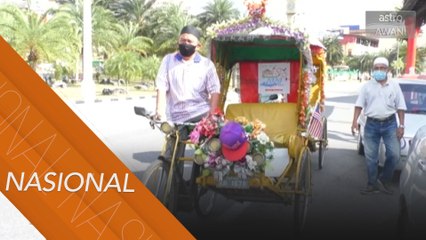 Pengayuh beca di Kota Bharu terjejas akibat PKP