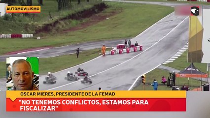 "No tenemos conflictos, estamos para fiscalizar"