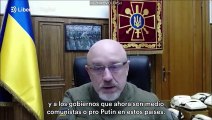 El ministro de Defensa de Ucrania pide a los españoles manifestarse 