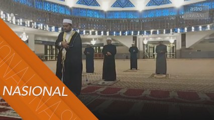 Hanya 5 orang tunai solat tarawih di malam pertama Ramadan