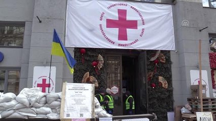 Ukrayna'nın Odessa kentinde kurulan barikatlar