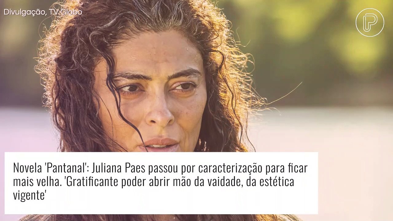 Juliana Paes antes e depois: atriz envelhece para a novela 'Pantanal' e surge irreconhecível. Truques são revelados