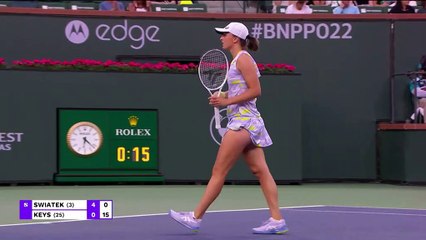 Indian Wells - Swiatek file en demies