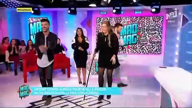 Le Mad Mag : Aymeric Bonnery et Aurélie Van Daelen : Séquence hot sur le plateau !