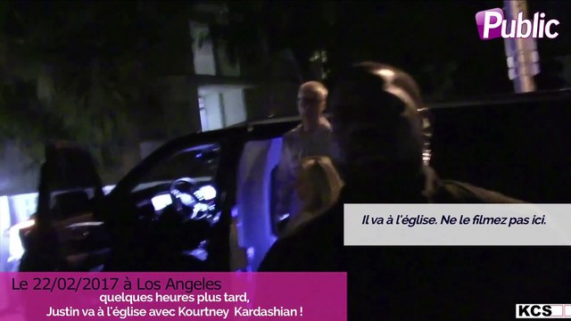 Vidéo : Justin Bieber : Il se fait dessus avant de sortir avec Kourtney Kardashian !