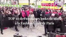 Vidéo : TOP 10 des meilleurs looks de stars à la Fashion Week de Paris !