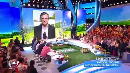 Nicolas Dupont-Aignan dans TPMP : "Hollande, il est rassrah de rassrah!"