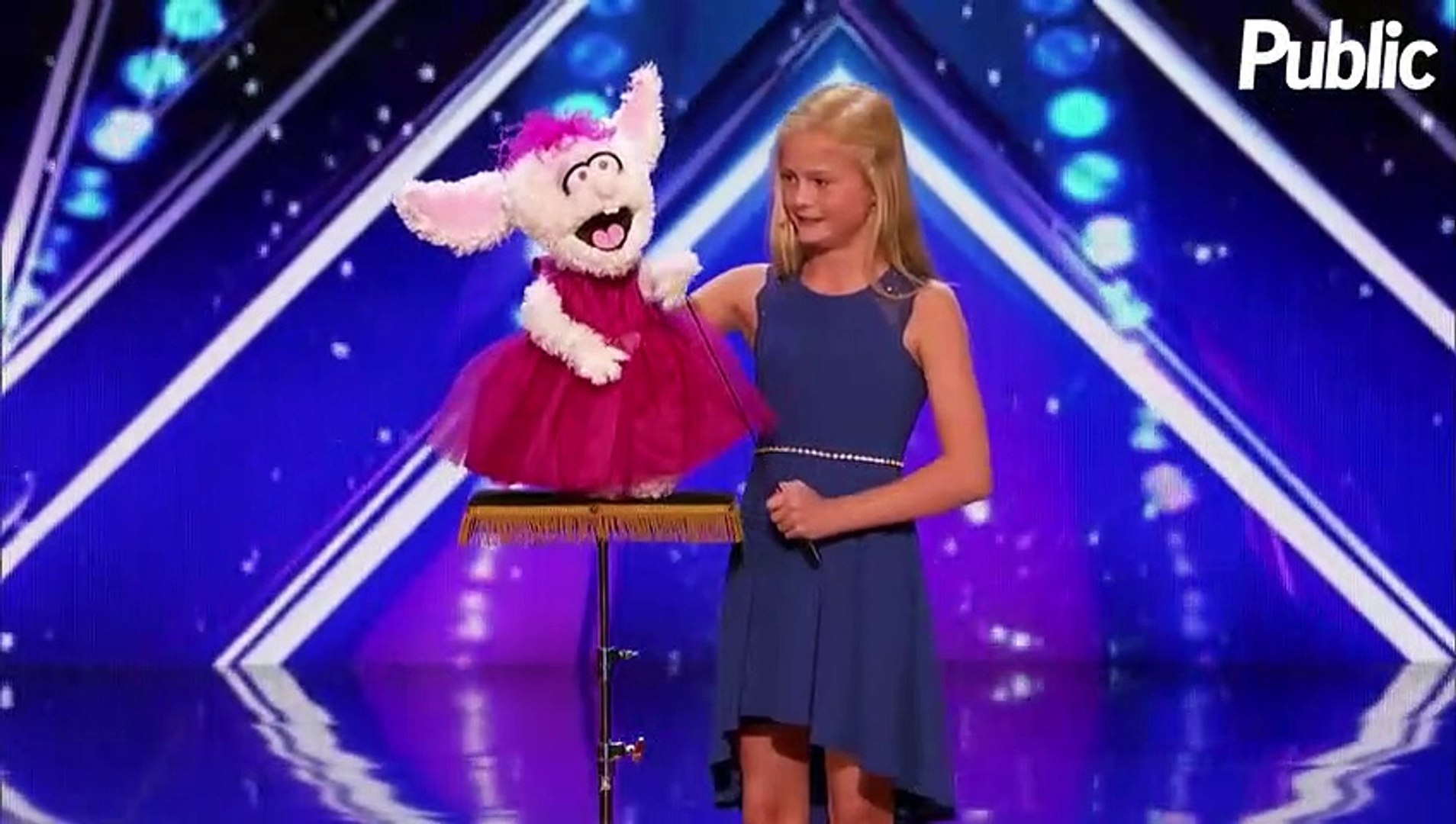 Vidéo : America's Got Talent : une enfant de 12 ans fait le buzz avec un  numéro de ventriloque ! - Vidéo Dailymotion
