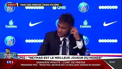 Vidéo : PSG : Les premiers mots de Neymar Jr : "Je voulais un plus grand défi"