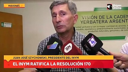 El INYM ratifica la resolución 170