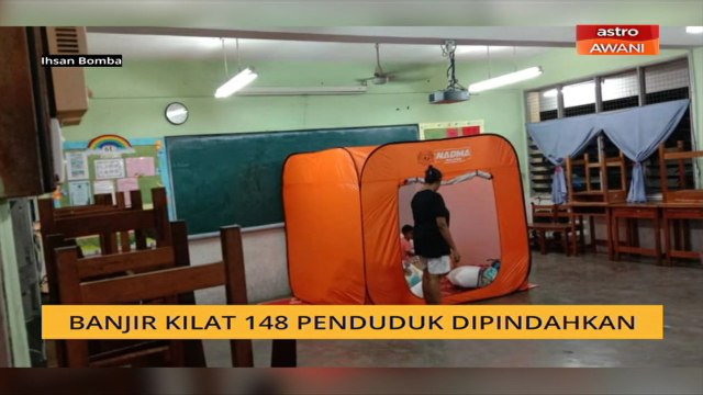 Banjir kilat 148 penduduk dipindahkan