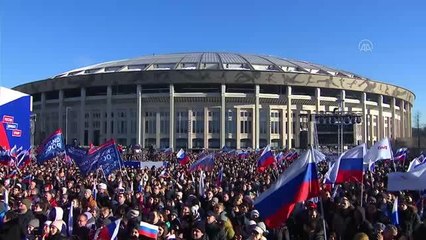 Putin, Ukrayna savaşının başlamasından bu yana ilk kez halkın karşısına çıktı