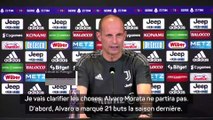 Allegri ferme la porte à un départ de Morata