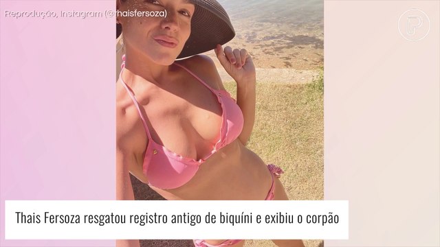 Thais Fersoza posa de biquíni, exibe tatuagem secreta e ganha comentário ousado de Michel Teló. Confira!