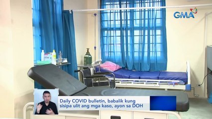 Daily COVID bulletin, babalik kung sisipa ulit ang mga kaso, ayon sa DOH | Saksi