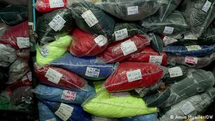 Work wear made from spare fabric