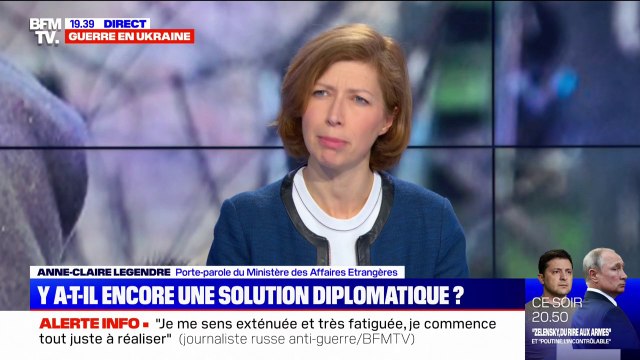 La porte-parole du ministère des Affaires Etrangères déplore les positions maximalistes de la Russie