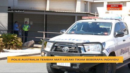 Polis Australia tembak mati lelaki tikam beberapa individu