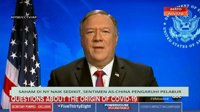 Niaga AWANI: Saham di NY naik sedikit, sentiment AS-China pengaruhi pelabur