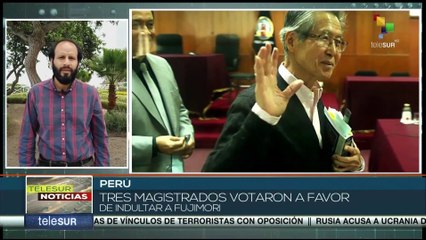 Decisión de Justicia peruana de indultar a Fujimori genera polémicas en la población