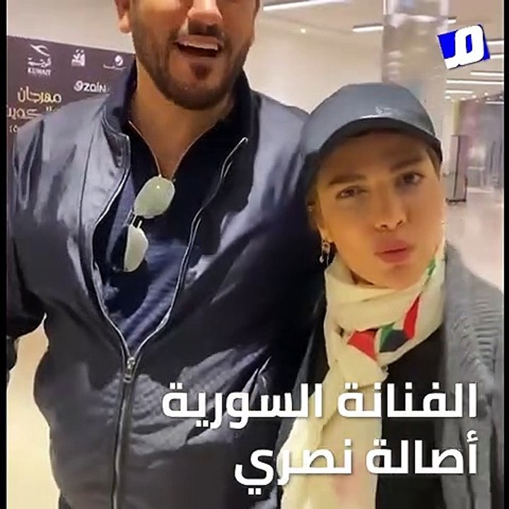 مقطع فيديو عفوي ورومانسي لأصالة نصري وفائق حسن