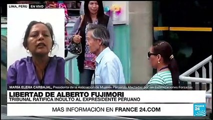 María Carbajal: "Estamos buscando caminos para que no proceda" el indulto a favor de Fujimori