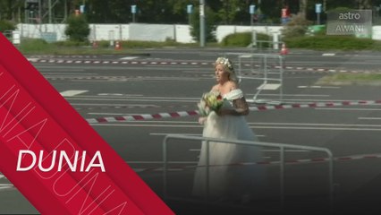 Normal baharu: Tiga pasangan dikahwinkan secara pandu lalu