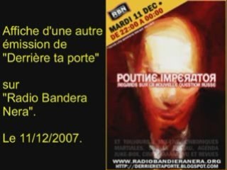 Fdesouche sur "Derrière ta porte"/"Radio Bandera Nera,"