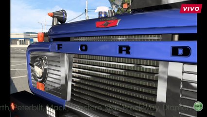 Ford F850 (Truck Molano) Walkaround, custom sounds.