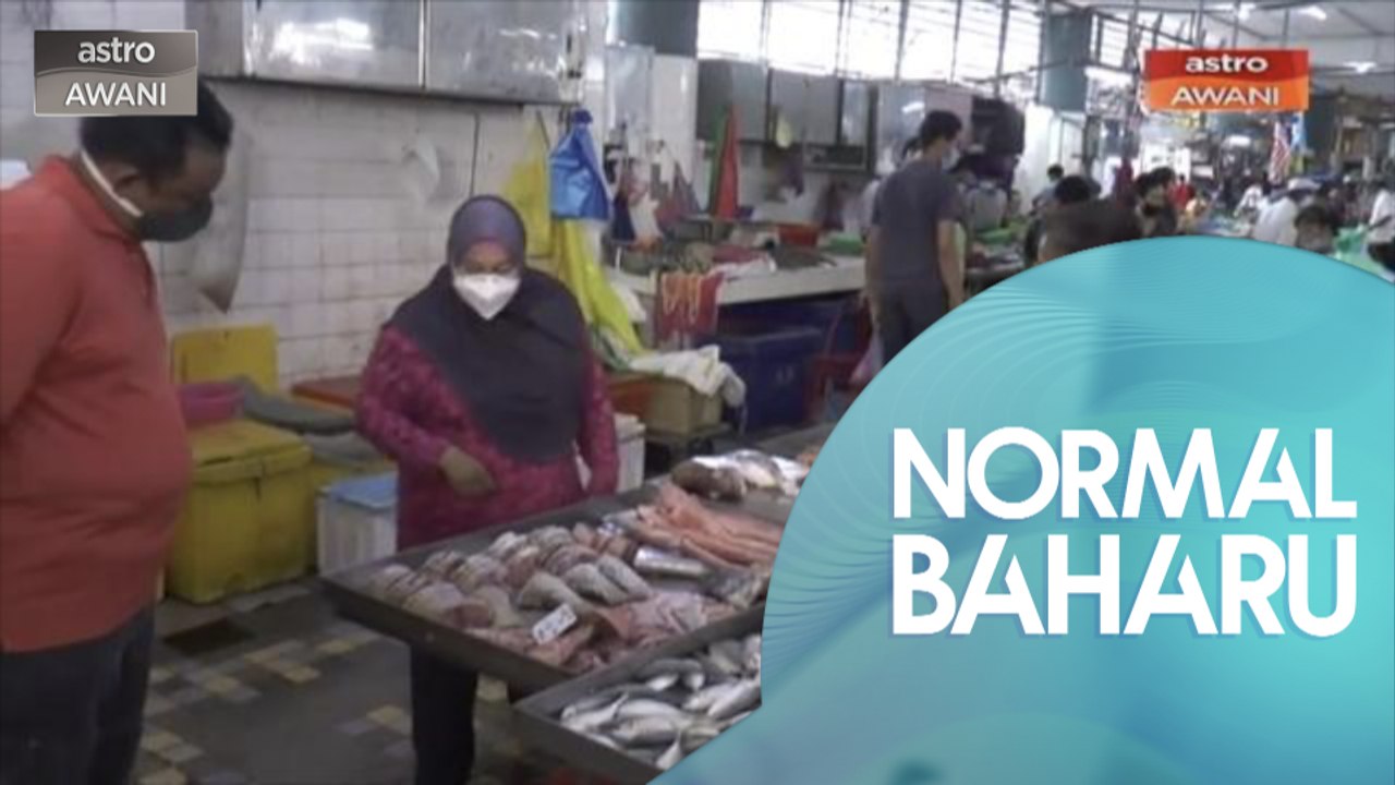 Normal baharu di Pasar Awam Bayan Baru