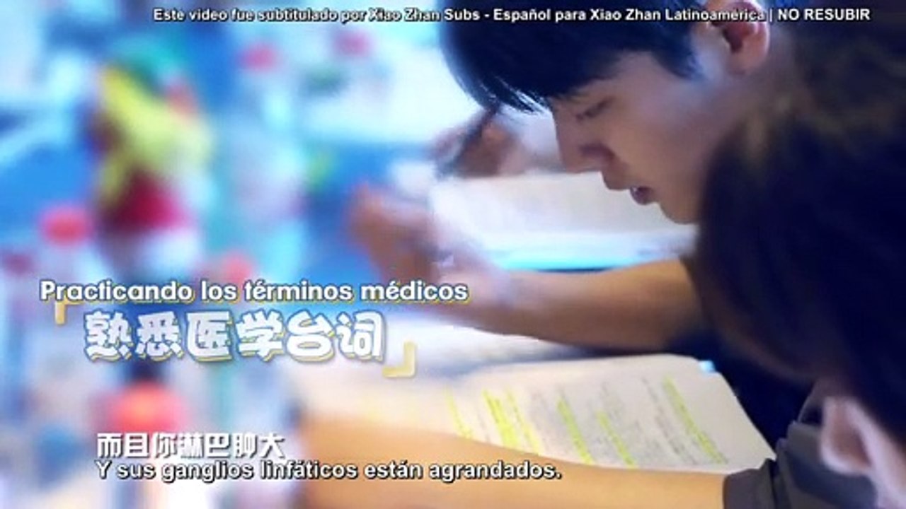 [SUB ESPAÑOL] 220316 The Oath of Love weibo update con Xiao Zhan - Detrás de escenas