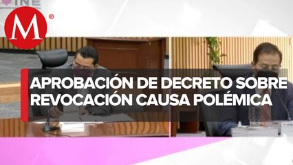 Comisión del INE emite medidas contra Morena por difusión indebida de revocación
