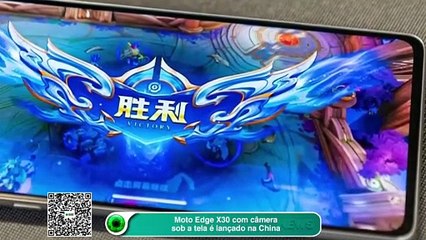 Moto Edge X30 com câmera sob a tela é lançado na China