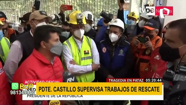 Deslizamiento en Pataz: Pedro Castillo prometió a damnificados reubicarlos a un espacio más seguro